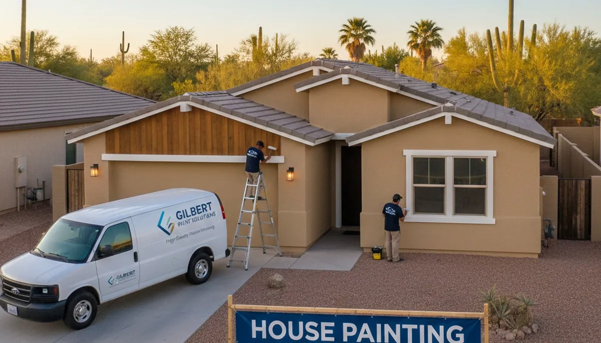 Professional house painters in Chandler AZ providing expert residential exterior painting services
